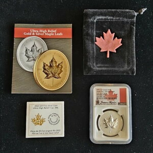 �J�i�_ 2022 1�I���X UHR �V���o�[ ���[�v�����[�t REV PF70 NGC 6567840-354 �e�C���[�T�C������