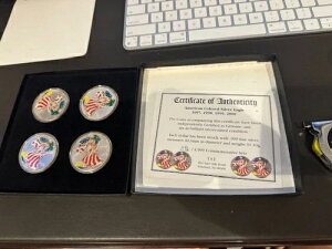 �󏭂ȕč��� 4���Z�b�g 1997-2000 �A�����J���E�C�[�O���X �J���[�� MIB COA �t�� .999 ����