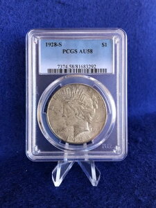 1928-S s[XVo[h $1 *PCGS AU58 `CXAoEgUNC* \ʖH