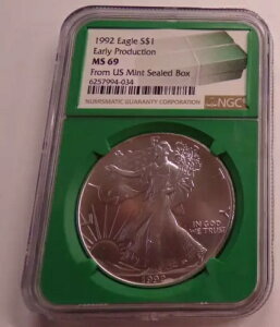 1992N Vo[C[O NGC MS69 Y čǔs J{bNX O[RA