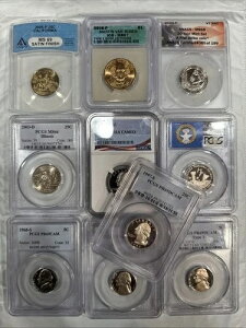 PCGS 5Zg/25Zg/1hd 10Zbg ANACS NGC Xu