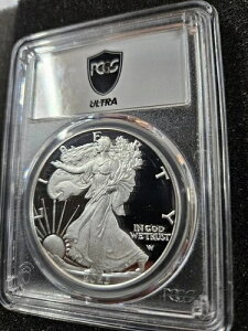 ?? 2025-W �V���o�[ �C�[�O�� �v���[�t PR70 DCAM ? PCGS ULTRA ? 1�I���X .999 ����