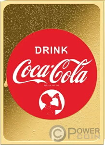 ディスク コカ・コーラ スルー・ザ・ディケイド 1/500オンス 金貨 3000フラン チャド 2023