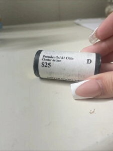 2012年 D チェスター A アーサー 未開封 25枚入り ミントロール 大統領金貨