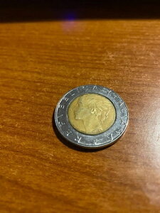 Republica Italiana L. 500  C^A WpRC 1989