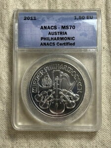 2011N I[XgA ?1.50 Vo[ tBn[j[ - ANACS MS70 En}x }Ci[X|bg