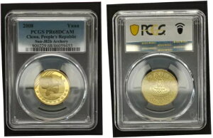 ���� 1�� 2008�N�k���I�����s�b�N �A�[�`�F���[ Pf PCGS PR68DCAM 89965