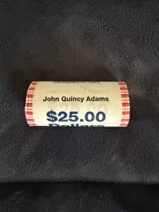 2008年 ジョン・クインシー・アダムズ 未開封 25枚入り ミントロール 大統領記念金貨