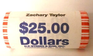 2009年 ザカリー・テイラー 未開封 25枚入り ミントロール 大統領ゴールドドル