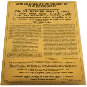 1933�N��FDR��������߂̕��� 0.125g 24K�S�[���h�R���N�^�[�Y�A�C�e��