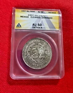 1957  y\ LVR ANACS AU 50 Vo[ RC