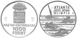 1994�N�n���K���[1000HUF���j�I�����s�b�N�A�g�����^PF�i�v���[�t�jIN M?nzkaps 89280
