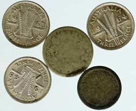 シルバーワールドコイン 5枚セット 本物コレクション ヴィンテージグループ お得ギフト i115489