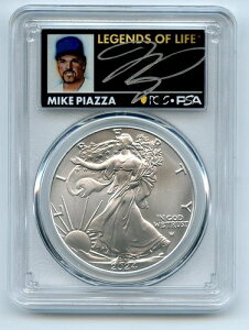 2024年 1ドル アメリカン シルバー イーグル 1オンス PCGS MS70 FDOI レジェンド オブ ライフ マイク・ピアッツァ