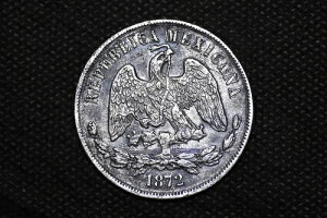 ���L�V�R���a�� 1872�N Go S UN PESO ��� (�d��: 27.03 g) C55