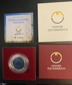 2010 ?sterreich 25 ���[�� �j�I�u 2010 Erneuerbare Energie �V���o�[ �j�I�u COA �J�v�Z��