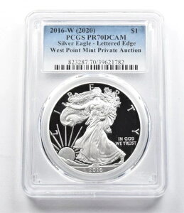 PR70DCam 2016-W (2020) �A�����J���V���o�[�C�[�O�� �E�F�X�g�|�C���g �v���C�x�[�g�I�[�N�V���� PCGS *5897