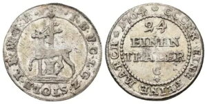 �h�C�c - Stolberg-Stolberg 1/24 �^�[���[ 1764 - �V���o�[ KM# 256 �ɍ�EF