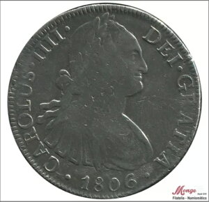�X�y�C�� �J�����X IV 8 ���A�� 1806 TH ���q�R - 26.85 Gr.�V���o�[ Mbc - / Vf -