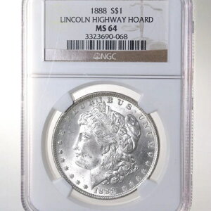 1888N K 1h NGCF MS64 J[EnCEFC z[h Vo[hRC