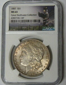 NGC MS64 1887-P �����K����� �O���[�g�E�m�[�X�E�F�X�g�E�R���N�V���� #4382726-147