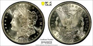 [K Vo[ h 1880 S PCGS MS 64++++ A_[O[h SPL WOW RC