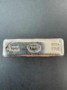 Yeagers Poured Silver YPS�� 4�I���X .999 �V���o�[�n���o�[ - �L�b�g�J�b�g