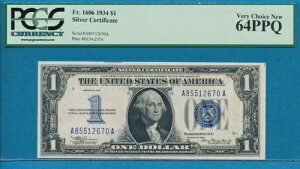 1.00h 1934N t@j[obN u[V[ Vo[ؖ PCGS CHOICE Vi 64PPQ