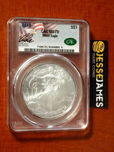 2010 $1 AJ Vo[ C[O CAC MS70 EhWFEbL MTC胉x