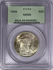 1945NEH[LOEoeB50Zgd PCGS MS66BPCGSO[xBB