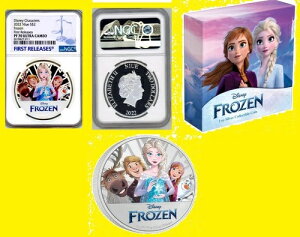 2022N AiƐ̏ GT Ai fBYj[ 1IX Vo[RC $2 NGC PF 70 񃊃[X t