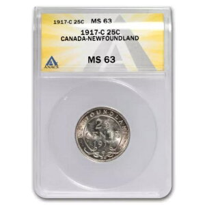 1917-C �j���[�t�@���h�����h��� 25�Z���g �W���[�W5�� MS-63 ANACS