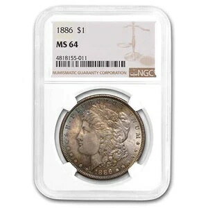 1886�N�����K���E�_���[ MS-64 NGC�i�I���W�i���g�[���j