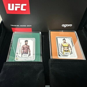 UFC �~���g �g���[�f�B���O �R�C�� 2 x 1 �I���X �V���o�[ �R�C�� �r�G�^ 27/150 ����� �X�^�[�����O 152/250�B