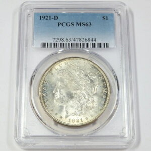 1921 D PCGS MS63 - ␻Kh - 1hčRC #45164A