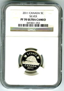 2011�N �J�i�_ �V���o�[ �v���[�t 5�Z���g NGC PF70 UCAM �j�b�P�� ���� �킸��5���̂�