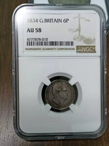 1834N CMX EBA4 6yX 6yj[ NGC AU 58 RC