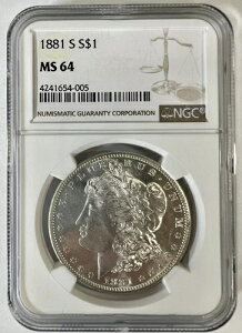 1881�N���̃����K�����NGC MS-64�A���ʎd�グ�I�قڃv���[�t���I�������I