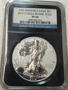 2012N TEXAJ Vo[C[O S$1 NGC o[Xv[t PF70 ubNRA #3687068-024