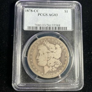 1878-CC �����K���E�_���[ 1�h�� PCGS AG-03