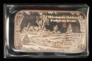 1978�N �N���X�}�X�ɉƂɋA��.999 �V���o�[�A�[�g�o�[ 1�I���X �V���A��#224