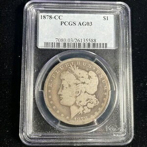 1878-CC �����K���E�_���[ 1�h�� PCGS AG-03