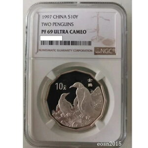 NGC PF69 1997 ���� 10�� �R�C�� ���� �ߑ㖼��F�y���M�� ���