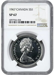 1967NJi_ $1 NGC SP-67 ? KM 70 GUxX2