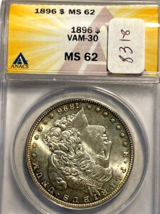 A8318.ANACS ���[�K����� 1896�N P �� Vam 30 MS 62