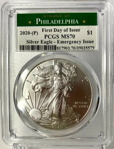 2020N (P) Vo[ AJC[O 1h ً}s PCGS MS70 tBftBA FDOI