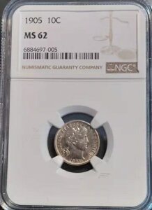 1905N o[o[_C 10Zg NGC MS62 XuttO[hAeB[NRC UNC F