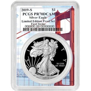 2019-S ����� �v���[�t�Z�b�g $1 �A�����J�� �V���o�[ �C�[�O�� PCGS PR70DCAM FS Go...