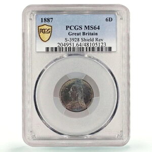 CMX 6yX ʏݕ BNgA MS64 PCGS  1887N
