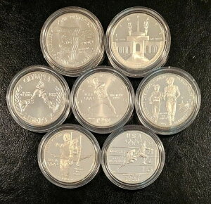 AJIsbNRN^[Zbg 7ނ̋LO $1 US BU/UNC